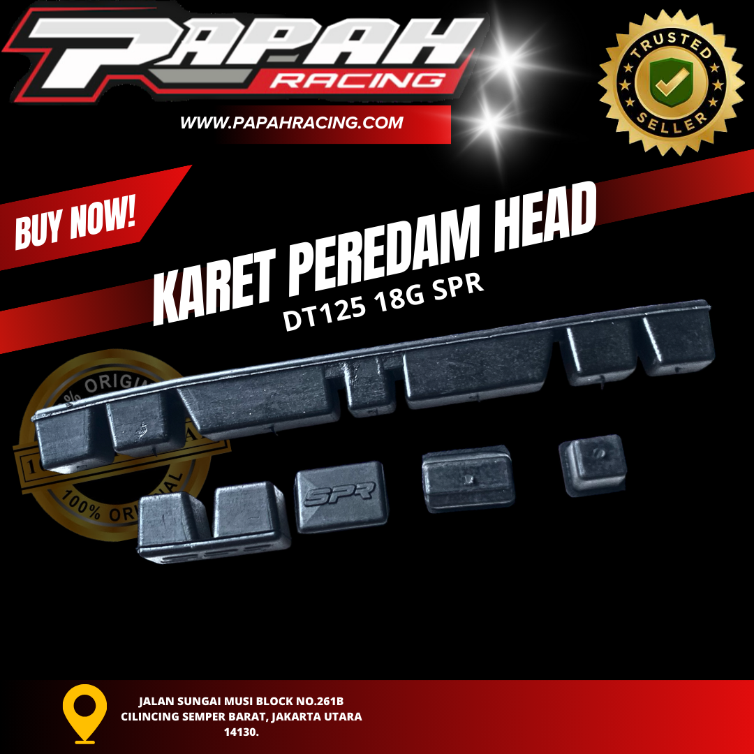KARET PEREDAM HEAD DT125 18G SPR